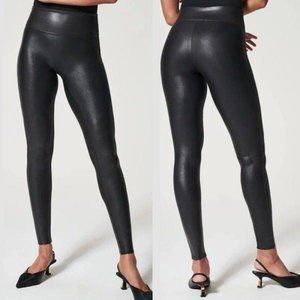 Spanx high waisted faux leather legging
